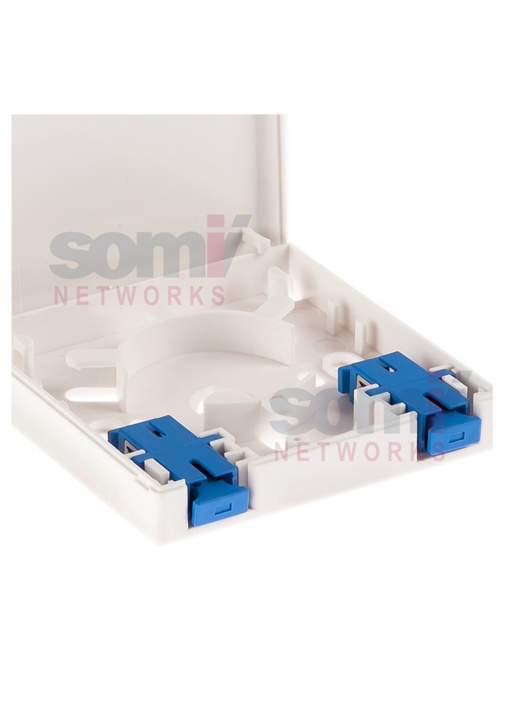 TH-001 fiber optic termination box FTTH, 2 fibers SC adapters 3