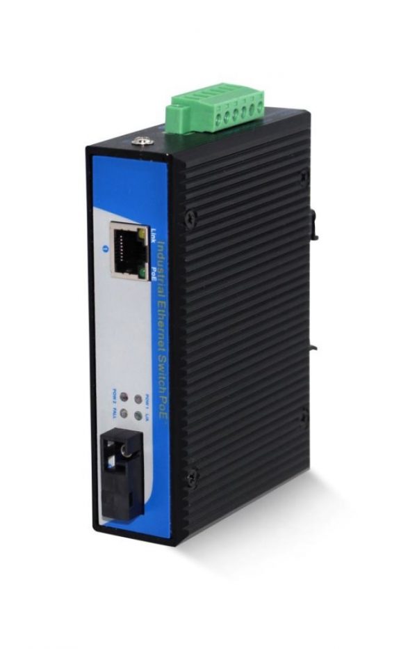 Industrial media converter fiber SC -40 pramoninis keitiklis optinis