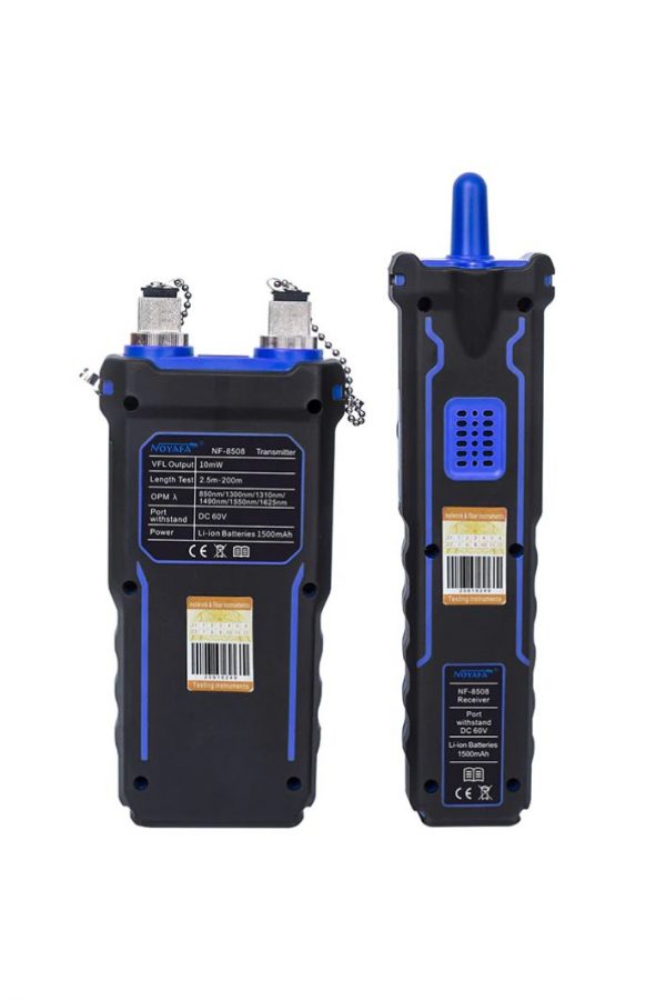 NF-8508 fiber optic and twisted pair tester (VFL, OPM, POE, Port flach, Length measurement)