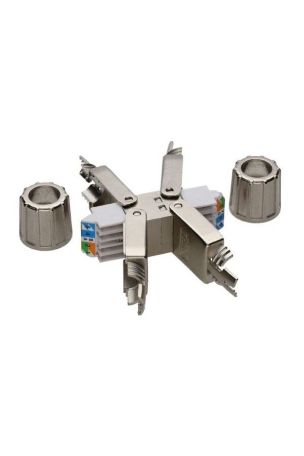 COUPL-S6A-CR-SCR Cat 6A coupler connection box STP screw type