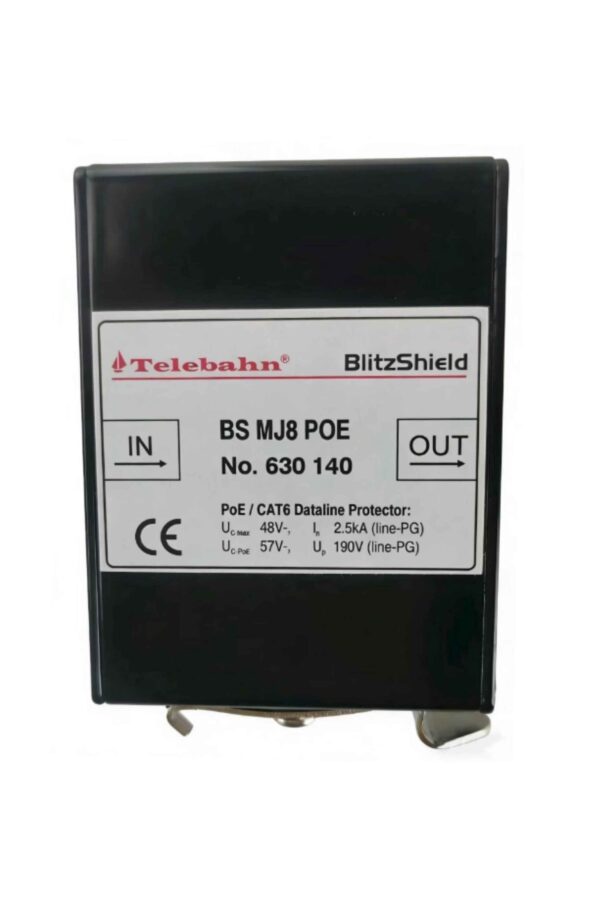 SP-630 140 surge protector Gigabit POE DIN apsauga nuo viršįtampių 1Gbps