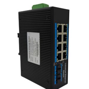 MC2SFP10008P-2ING industrial converter komutatorius 2xSFP 8x100M